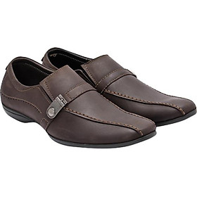 Giày Da Nam Huy Hoàng HT7111 - Nâu (Size
