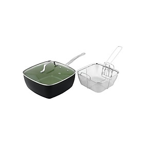 Nồi Nhôm Phủ Ceramic Kèm Rổ Nhúng Charterhouse 24cm - 071400