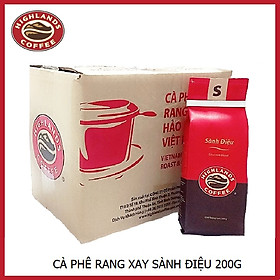 BÁO GIÁ Cà Phê Sành Điệu Highland | Shopee Lazada Sendo Tiki mới nhất 56 Thùng 12 gói Cà phê rang xay Sành điệu Highlands Coffee 200g