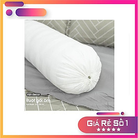 Mua Ruột gối ôm ép hơi dài 100x35cm 100% gòn đàn hồi cao cấp - gối ôm người lớn gối ôm hơi