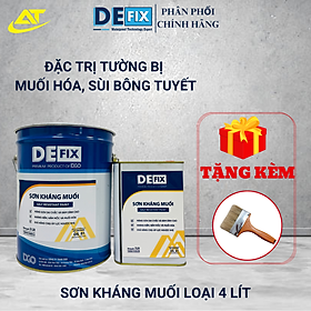 Sơn kháng muối, xử lý tường bị muối hóa, kiềm hóa, loang màu loại 3.75kg