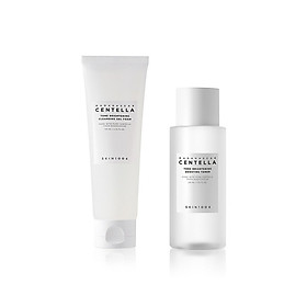 Bộ 2 Sản Phẩm Dưỡng Trắng Sáng Da Skin1004 Madagascar Centella Tone Brightening (Sữa Rửa Mặt 125ml + Toner 210ml)