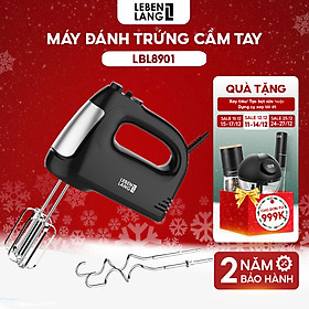 Mua Máy đánh trứng Lebenlang  máy trộn cầm tay 5 tốc độ  công suất lớn 400W  bảo hành 2 năm - hàng chính hãng