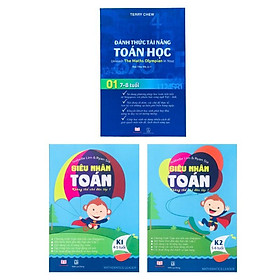 Sách Đánh thức tài năng toán học và siêu nhân toán (Bộ 3 cuốn, 4 - 7 tuổi )
