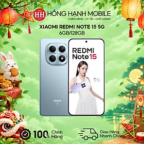 Điện Thoại Xiaomi Redmi Note 15 5G 6GB/128GB - Hàng Chính Hãng