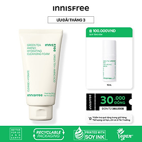 Sữa rửa mặt dưỡng ẩm da innisfree Green Tea Amino Cleansing Foam 150g