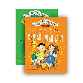 Kim Đồng - Tập tô thông minh - Làm quen với chữ cái, chữ số và hình khối ( trọn bộ 3 quyển) - Kim Huggens
