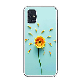 Ốp lưng dẻo cho điện thoại Samsung Galaxy A51 - 0468 SUNFLOWER02 - Hàng Chính Hãng