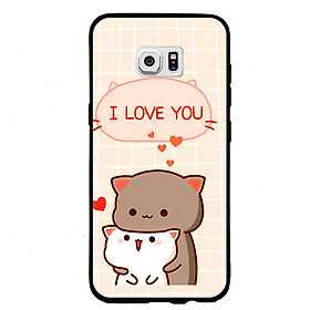 Ốp lưng viền TPU cho điện thoại Samsung Galaxy S7 - I Love U