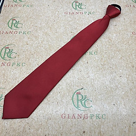 Cà vạt nam 8cm dây kéo thắt sẵn tiện lợi Giangpkc