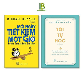 Hình ảnh Combo Sách Tư Duy - Kỹ Năng Sống: Mỗi Ngày Tiết Kiệm Một Giờ + Tôi Tự Học (Bộ Sách Tạo Động Lực Cho Bạn Trẻ Hành Động Để Bứt Phá)