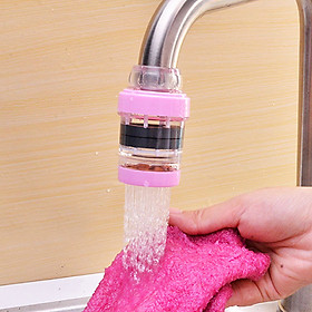 Mua Đầu Vòi Lọc Nước Tinh Khiết Bằng Đá Maifan Màu Ngẫu Nhiên (Tặng 1 Móc Khóa Dây Da Pu Đính Đá Màu Ngẫu Nhiên)