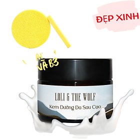 Kem dưỡng da sau cạo Loli & The Wolf Tặng Kèm Mút Rửa Mặt