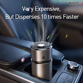 Máy khử mùi và lọc không khí dùng cho xe hơi Baseus Breeze fan Air Freshener (with Formaldehyde Purification Function)