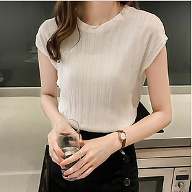 Áo len nữ mỏng tay hến mặc hè Haint Boutique