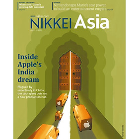 Ảnh bìa Tạp chí Tiếng Anh - Nikkei Asia 2023: kỳ 32: INSIDE APPLE’S INDIA DREAM