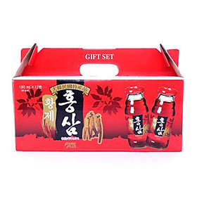 Hộp Nước Hồng Sâm Hàn Quốc King's Red Ginseng (180ml x 12)