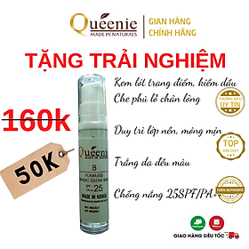 Hình ảnh Kem lót trang điểm trải nghiệm Queenie chống nắng, dưỡng trắng da 10ml - Mỹ Phẩm Hàn Quốc