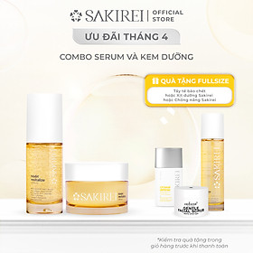 Combo Serum NMN và Kem dưỡng phục hồi da Sakirei NMN Revitalize từ Nhật Bản