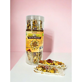 Bánh thuyền hạt dinh dưỡng MộcLan loại Vip mix các loại hạt hỗ trợ giảm cân ăn kiêng - 250g, 500g