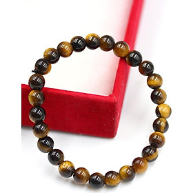 Vòng tay đá mắt hổ vàng 8mm
