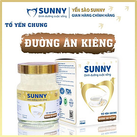 [12 hũ] Yến sào ăn kiêng - Yến Sào Khánh Hòa chưng sẳn - 25% Yến thô - 70ml/hũ - Yến sào SUNNY