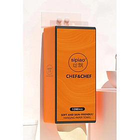 Giấy rút treo tường 1280 tờ tiện lợi, giấy nội địa trung cao cấp 4 lớp