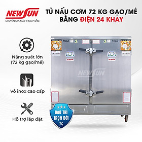 Mua Tủ Nấu Cơm Bằng Điện NEWSUN 24 Khay Nhập Khẩu