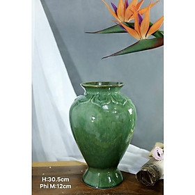 Mua Bình cắm hoa men ngọc. Gốm sứ Bát Tràng cao cấp