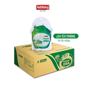 Thùng thạch dừa đường phèn Ánh Hồng - Thạch dừa túi