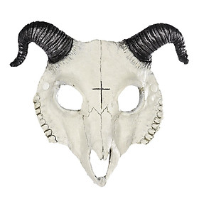 Halloween Cosplay Goat Skull Mask Scary Mask for Masquerade Party Props