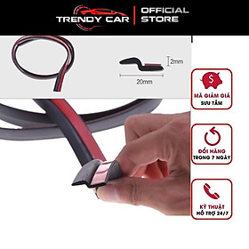 Hàng Mới Gioăng cao su chữ Z - Chống bụi , chống thoát nước chống ồn dành cho xe hơi Cuộn 10m