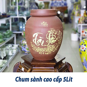 Mua Hủ Sành Đựng Gạo  Ngâm Rươu Chữ Tài Lộc