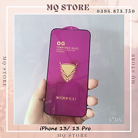 Kính cường lực full màn hình OG tím cao cấp dành cho iPhone 13/ 13Pro/ 13 Pro Max