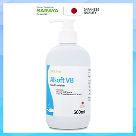 Cồn Sát Khuẩn Tay Nhanh Thường Quy Và Ngoại Khoa SARAYA ALSOFT VB - 500ML