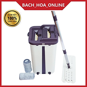 Mua Cây Lau Nhà Tự Động Gạt Nước Kèm Thùng Vắt thông minh Và Làm Sạch Hàng Siêu Đẹp - FULL NẤP