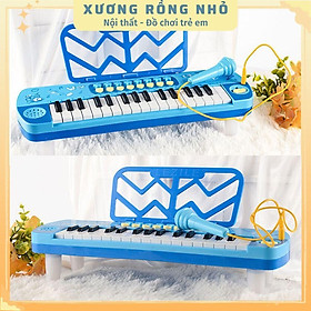 Đồ Chơi Đàn Piano kèm mic cho bé tập đàn và tập hát, đồ chơi âm nhạc cho bé