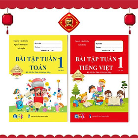 [Download Sách] Sách - Combo Bài Tập Tuần Toán và Tiếng Việt 1 - Kết nối tri thức với cuộc sống - Học kỳ 2 (2 cuốn)