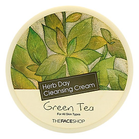 Kem Tẩy Trang The Face Shop Herb Day 365 Cleansing Cream Green Tea 30400109 (150ml)