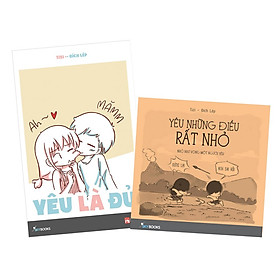 Combo Yêu Là Đủ + Yêu Những Điều Rất Nhỏ - Tặng Kèm Sticker