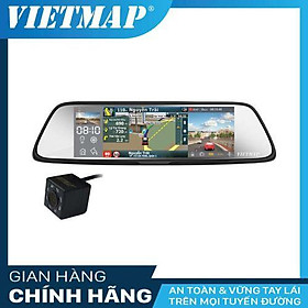 Mua CAMERA HÀNH TRÌNH TRƯỚC SAU VIETMAP G79 DẠNG GƯƠNG CHIẾU HẬU TÍCH HỢP DẪN ĐƯỜNG KÈM THẺ NHỚ