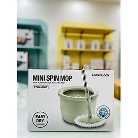 Bộ Cây Lau Nhà Mini Cao Cấp Tiện Lợi Màu Mint Kèm 2 Bông Lau ETM 498MIT ( cam kết hàng chính hãng, y hình)