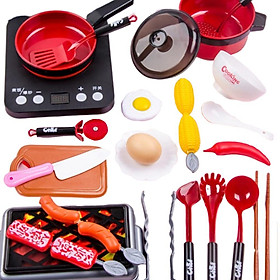 Set Pretend  Cooking Playset for Girls Boys Gifts