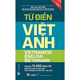 Từ Điển Việt - Anh (Khoảng 75.000 mục từ ) - Vanlangbooks