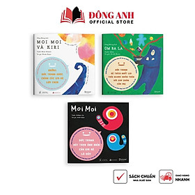 Sách - Combo 3 cuốn Ehon Moi Moi Và Những Người Bạn dành cho bé từ 0-6 tuổi