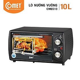 Lò Nướng Điện Đa Năng Comet CM6510 10L - Đen - Hàng Chính Hãng