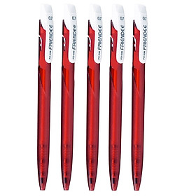 Bộ 2 Vỉ 5 Bút Bi FO-036/VN - Mực Đỏ