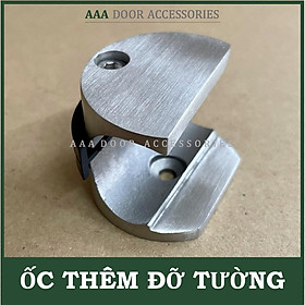 Ốc thêm đỡ tường bộ lùa đơn cửa kính cường lực vvp inox 304