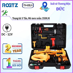 Bộ nâng kích gầm điện, máy bơm lốp và máy siết ốc ô tô đa năng 3 trong 1 TY-42EJ-S dùng cho các xe có trọng tải dưới 3 tấn