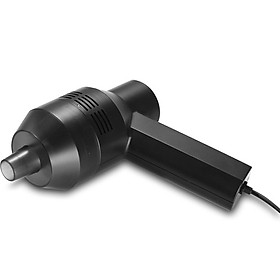 NAA Electric Portable USB Mini Vacuum Cleaner for PC Keyboard Computer Car Pet House Black